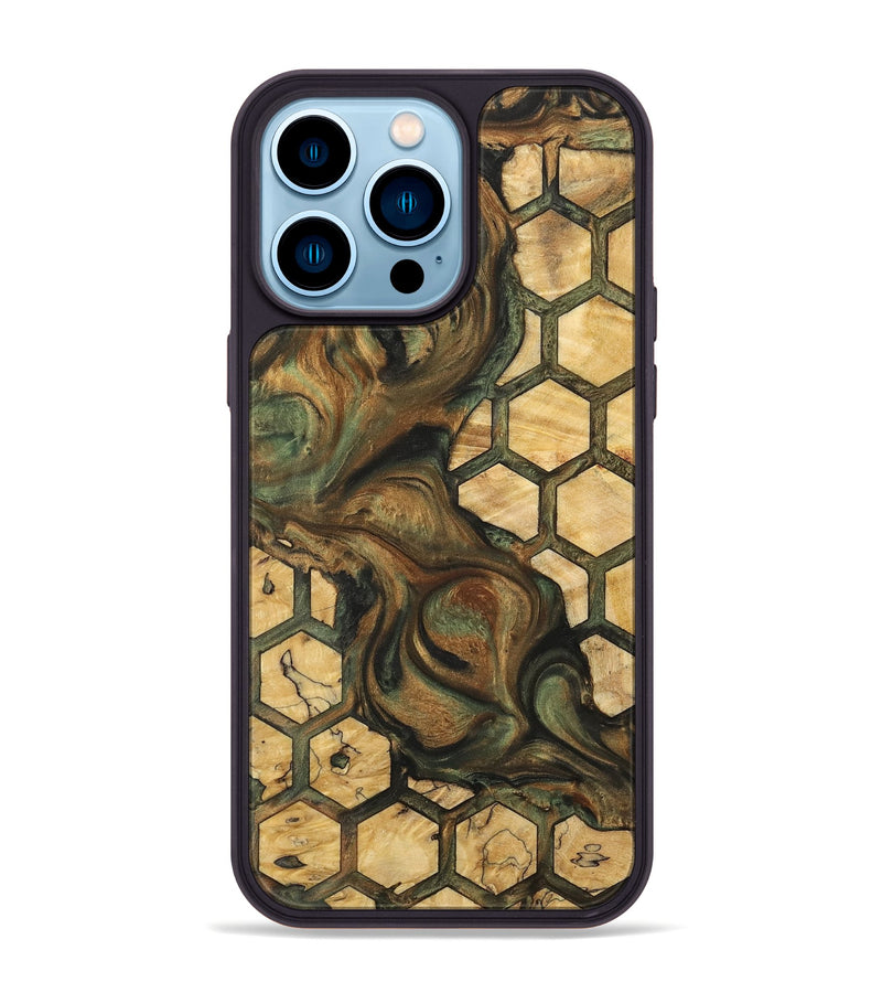 iPhone 14 Pro Max Wood Phone Case - Tabbie (Pattern, 732390)