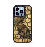 iPhone 14 Pro Wood Phone Case - Tabbie (Pattern, 732390)