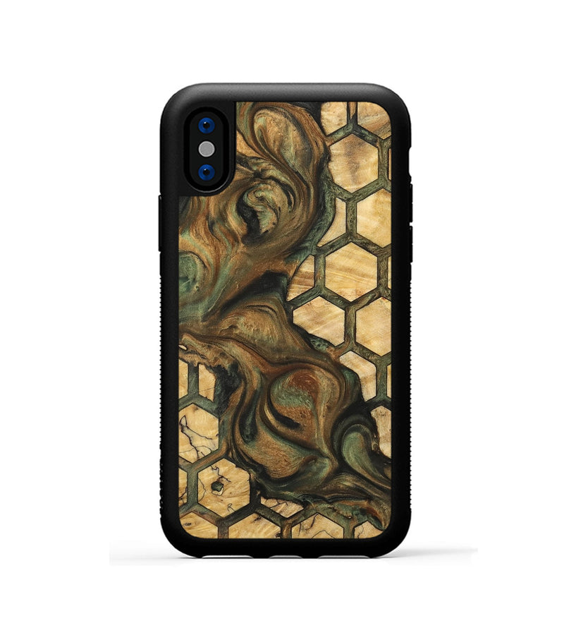 iPhone Xs Wood Phone Case - Tabbie (Pattern, 732390)