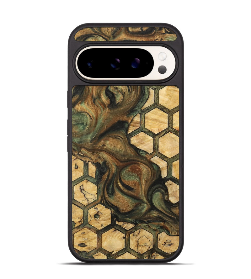 Pixel 9 Wood Phone Case - Tabbie (Pattern, 732390)