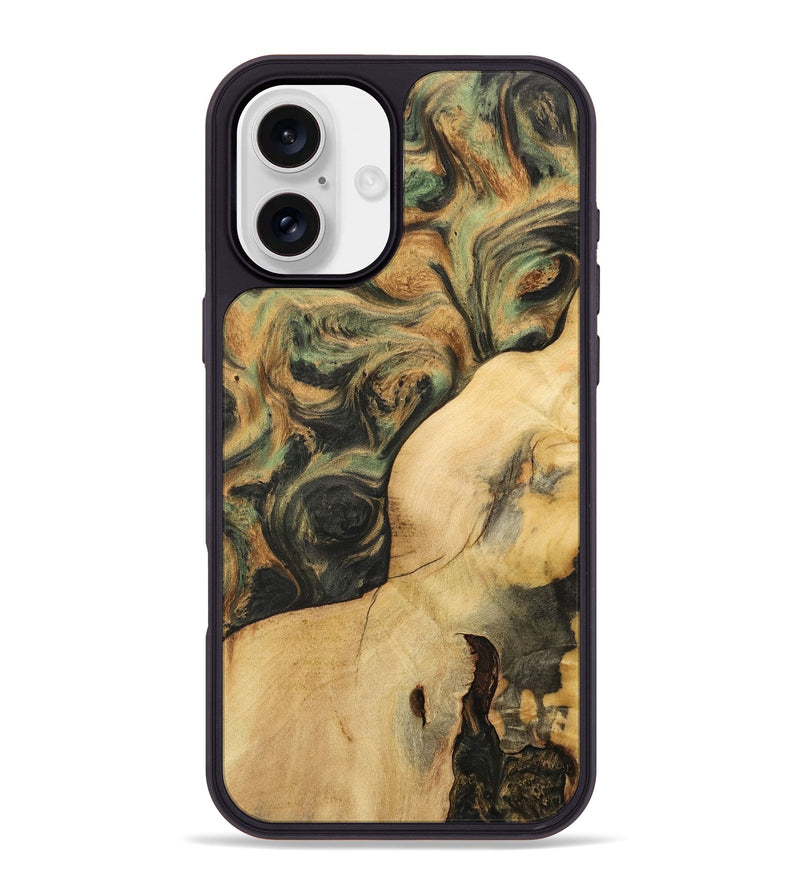 iPhone 16 Plus Wood Phone Case - Sibley (Green, 732391)