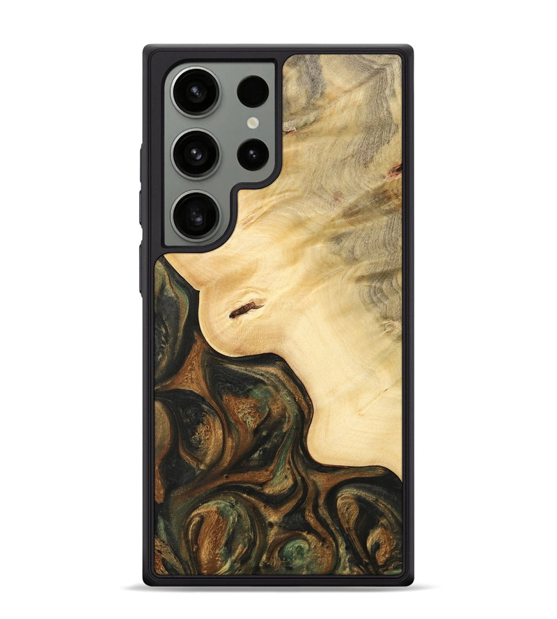 Galaxy S24 Ultra Wood Phone Case - Camryn (Green, 732395)