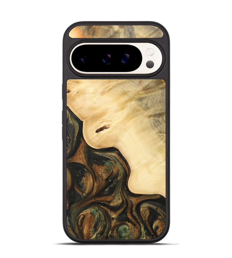 Pixel 9 Pro Wood Phone Case - Camryn (Green, 732395)