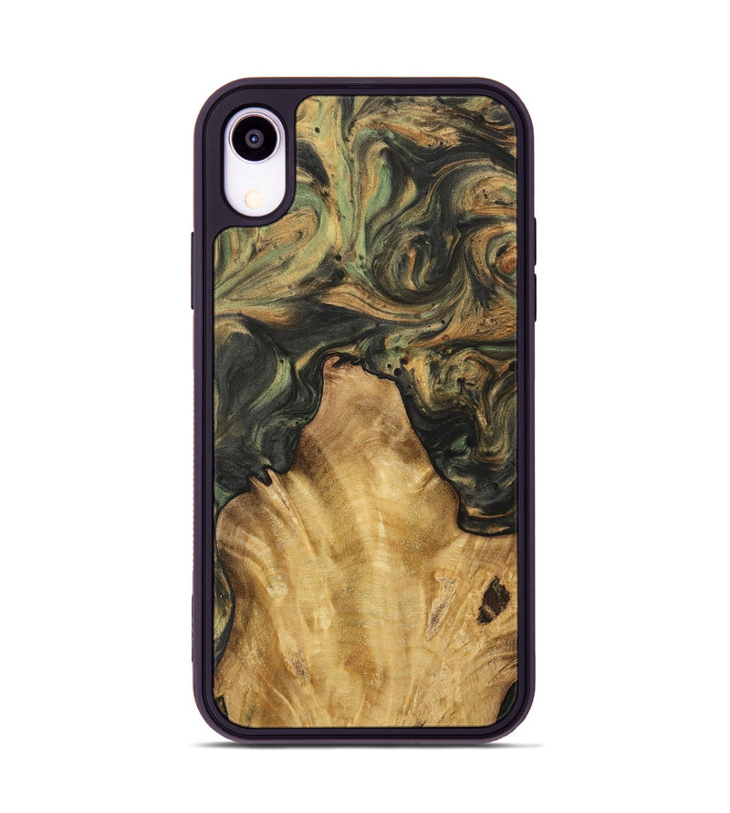 iPhone Xr Wood Phone Case - Farrell (Green, 732396)