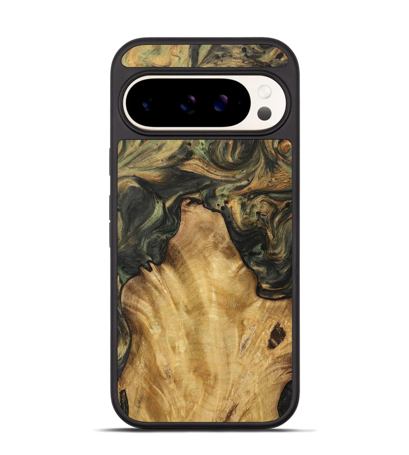 Pixel 9 Pro Wood Phone Case - Farrell (Green, 732396)