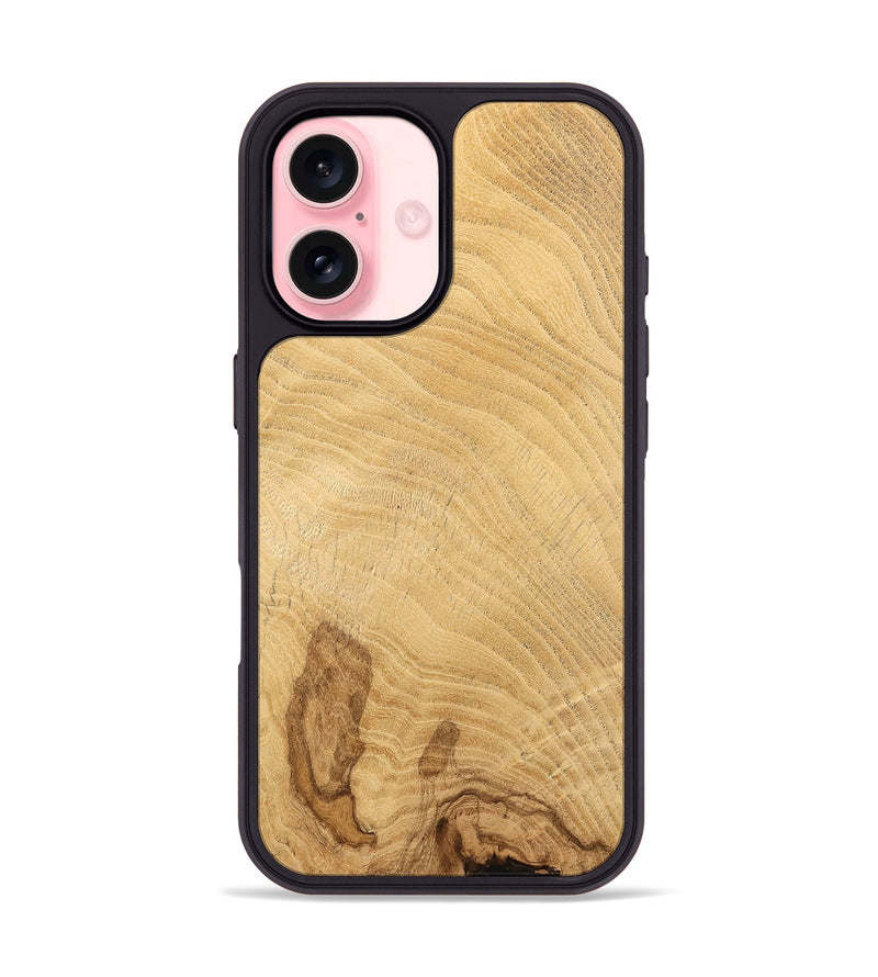 iPhone 16 Wood Phone Case - Bibby (Wood Burl, 732409)