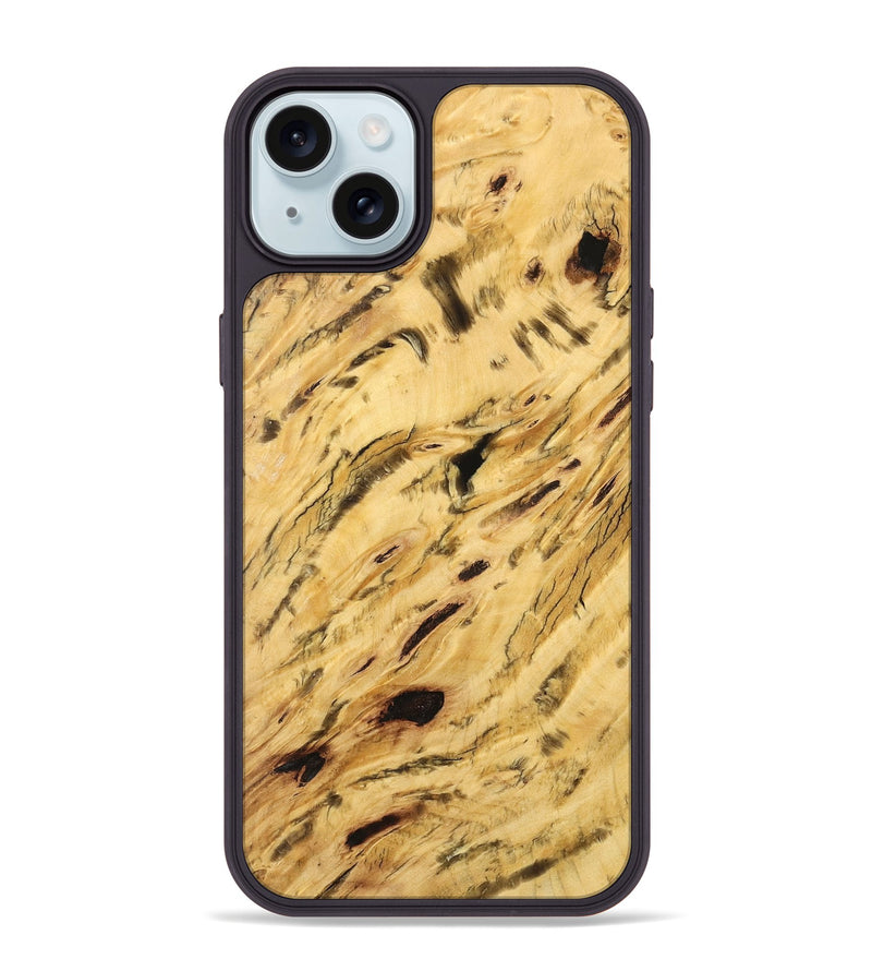 iPhone 15 Plus Wood Phone Case - Buelah (Wood Burl, 732413)