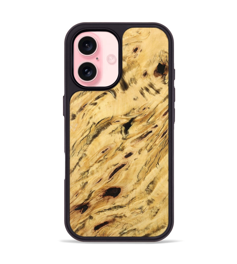 iPhone 16 Wood Phone Case - Buelah (Wood Burl, 732413)