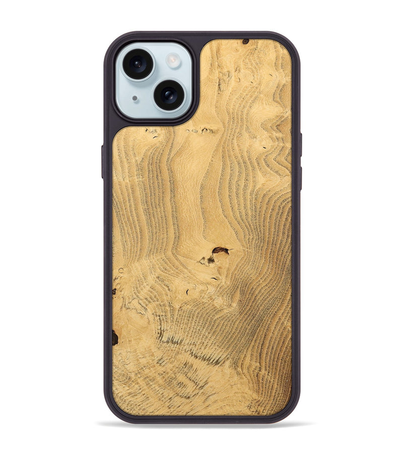 iPhone 15 Plus Wood Phone Case - Vina (Wood Burl, 732414)