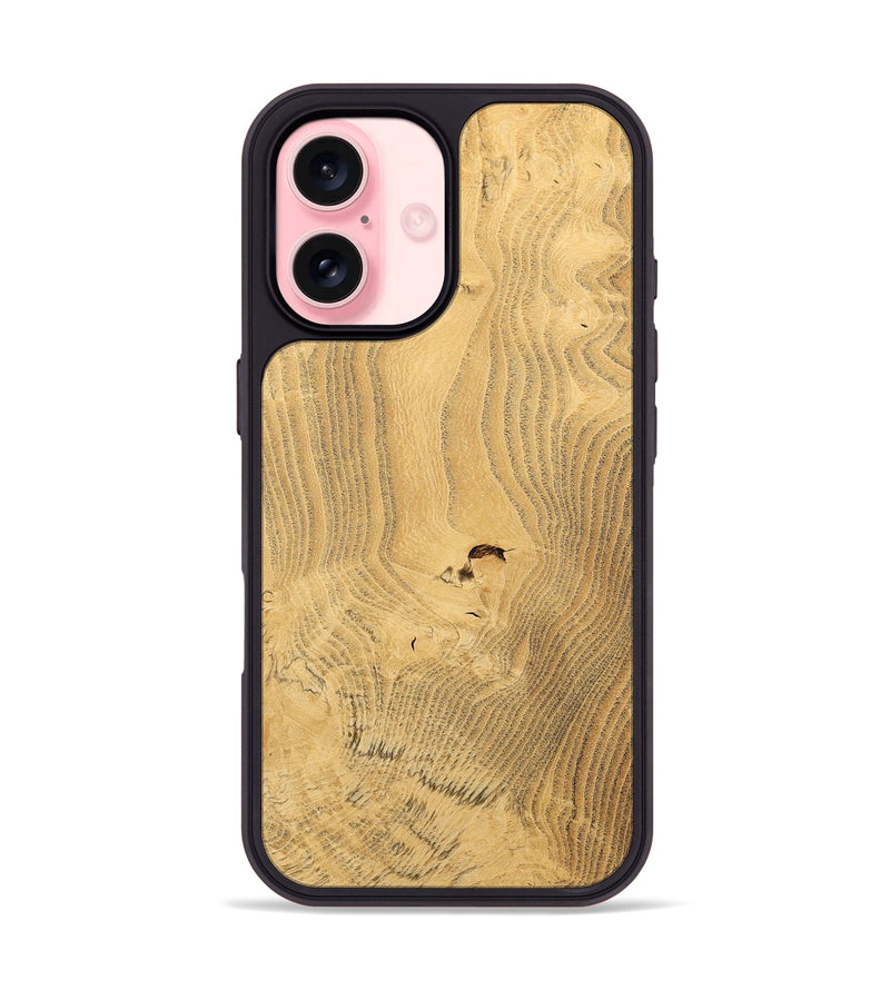 iPhone 16 Wood Phone Case - Vina (Wood Burl, 732414)