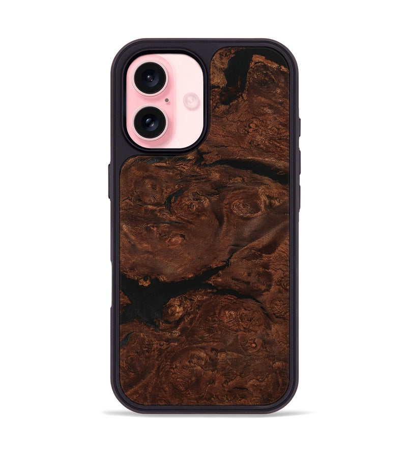 iPhone 16 Wood Phone Case - Ulrik (Wood Burl, 732444)