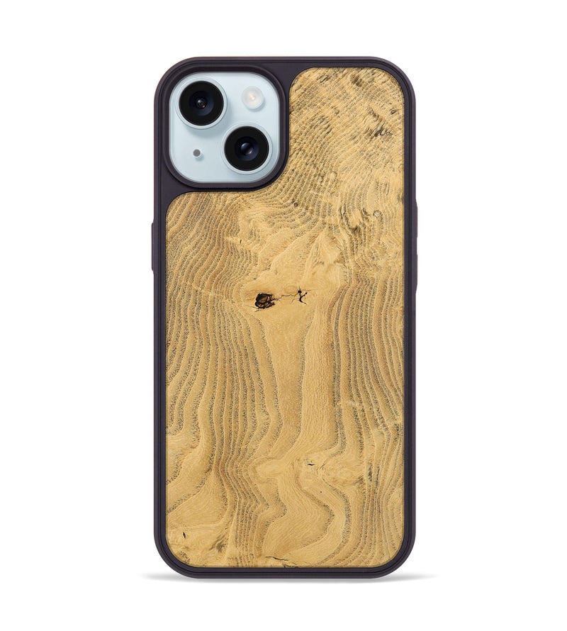 iPhone 15 Wood Phone Case - Inesita (Wood Burl, 732445)