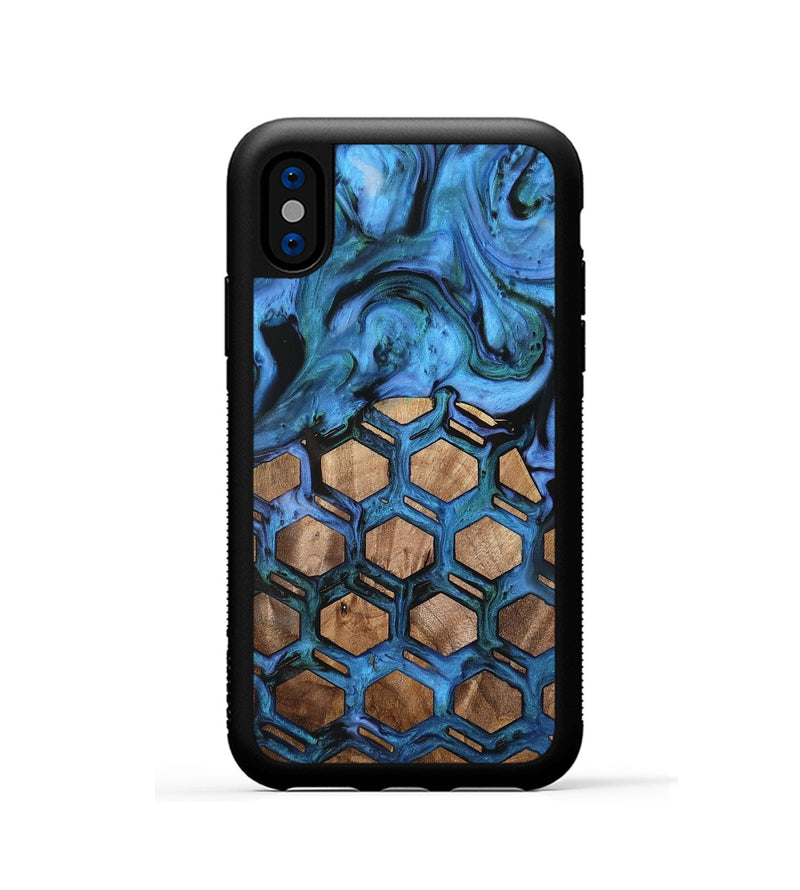 iPhone Xs Wood Phone Case - Carree (Pattern, 732461)