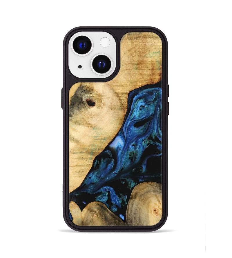 iPhone 13 Wood Phone Case - Missagh (Blue, 732462)