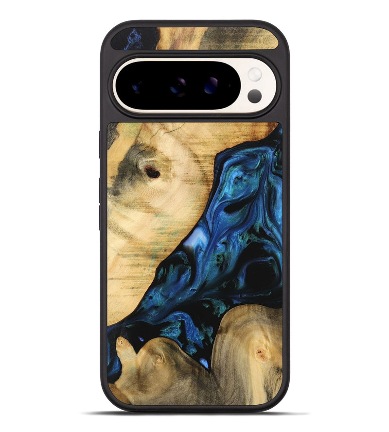 Pixel 9 Pro XL Wood Phone Case - Missagh (Blue, 732462)