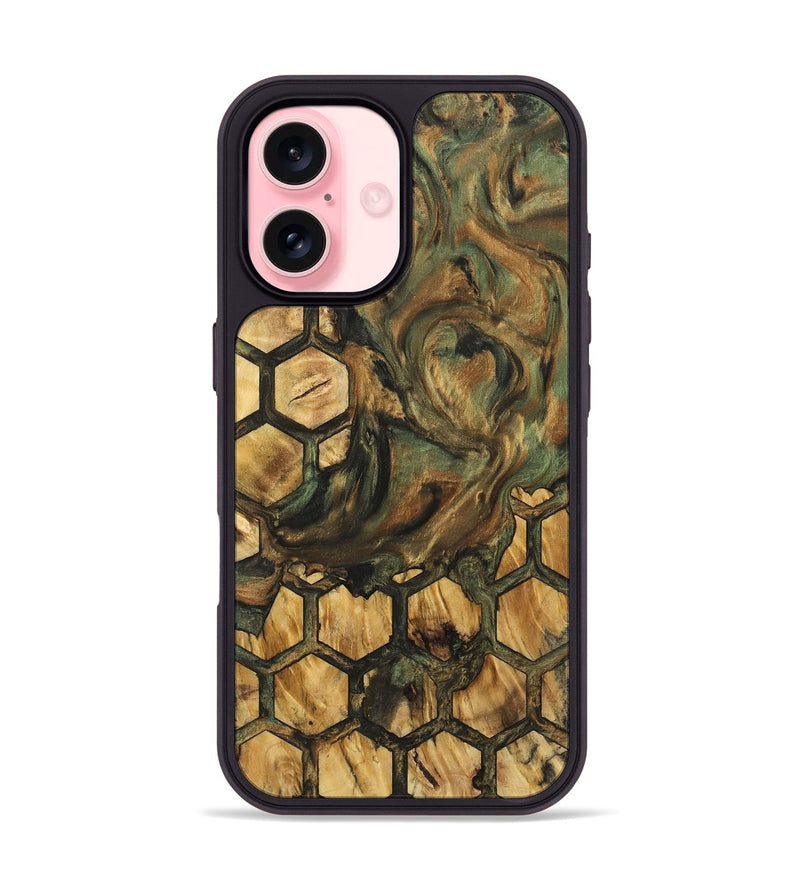 iPhone 16 Wood Phone Case - Prudi (Pattern, 732464)