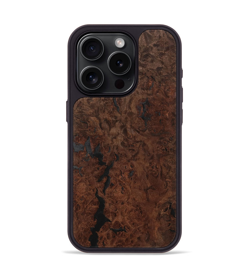 iPhone 15 Pro Wood Phone Case - Dorotha (Wood Burl, 732466)