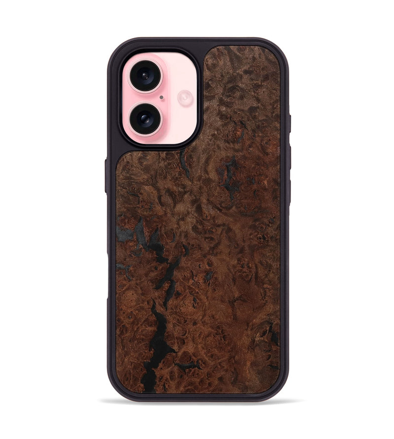 iPhone 16 Wood Phone Case - Dorotha (Wood Burl, 732466)