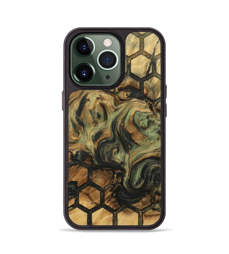 iPhone 13 Pro Wood Phone Case - Tishie (Pattern, 732500)