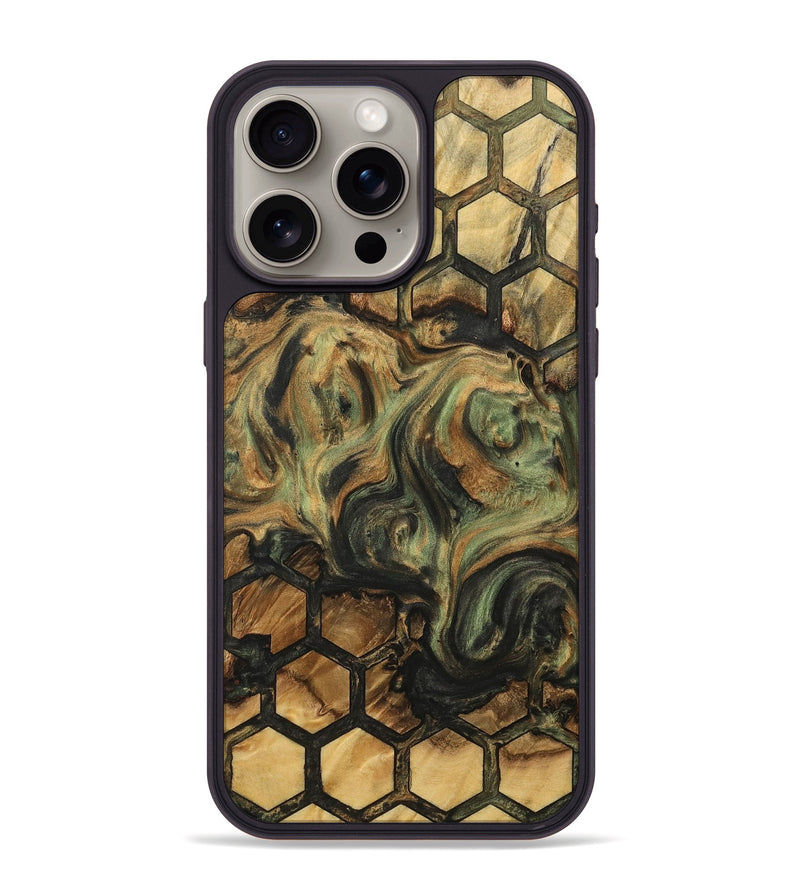 iPhone 15 Pro Max Wood Phone Case - Tishie (Pattern, 732500)