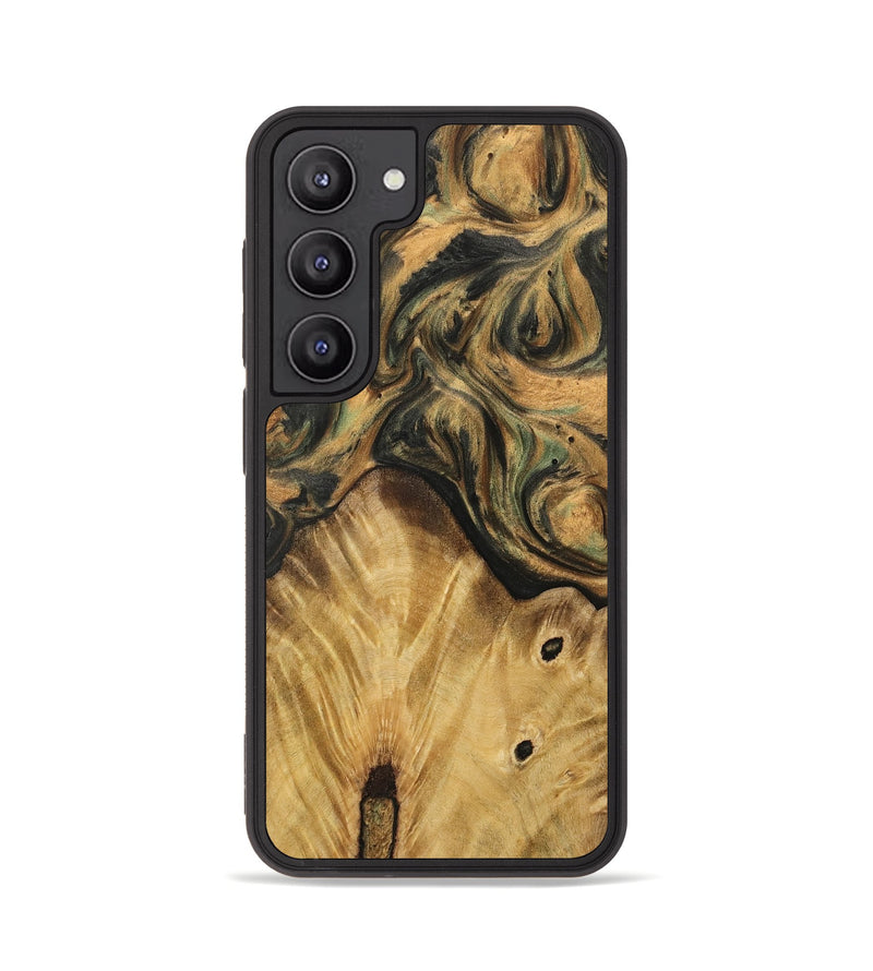 Galaxy S23 Wood Phone Case - Zheng (Green, 732513)