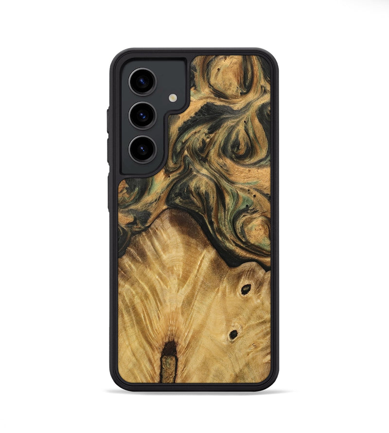 Galaxy S24 Wood Phone Case - Zheng (Green, 732513)