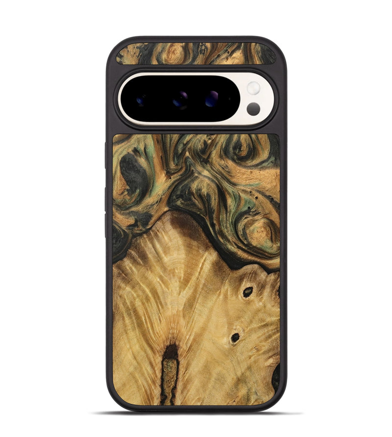 Pixel 9 Pro Wood Phone Case - Zheng (Green, 732513)