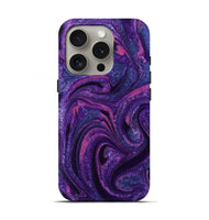 iPhone 16 Pro ResinArt Live Edge Phone Case - Zarla (Purple, 732534)