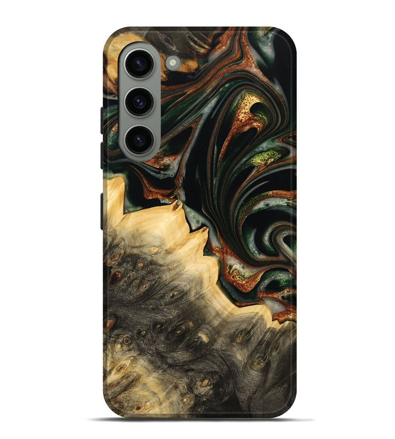 Galaxy S23 Plus Wood Live Edge Phone Case - Virge (Green, 732536)