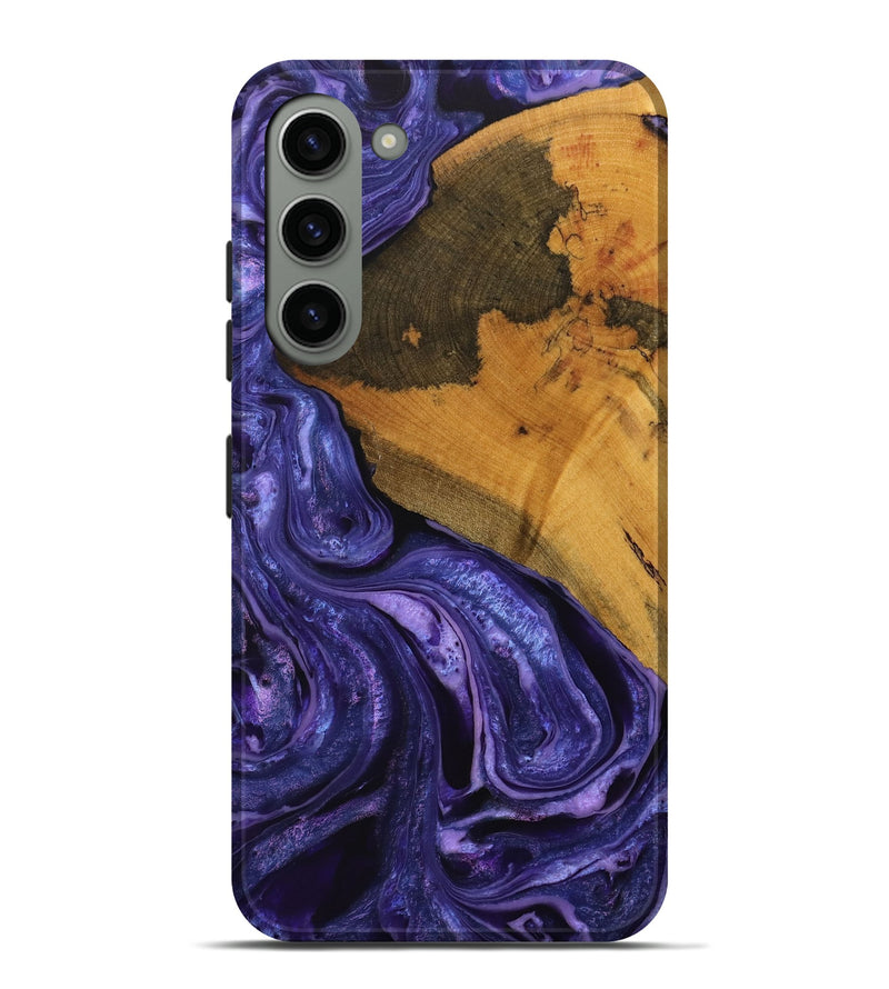 Galaxy S23 Plus Wood Live Edge Phone Case - Sultan (Purple, 732539)