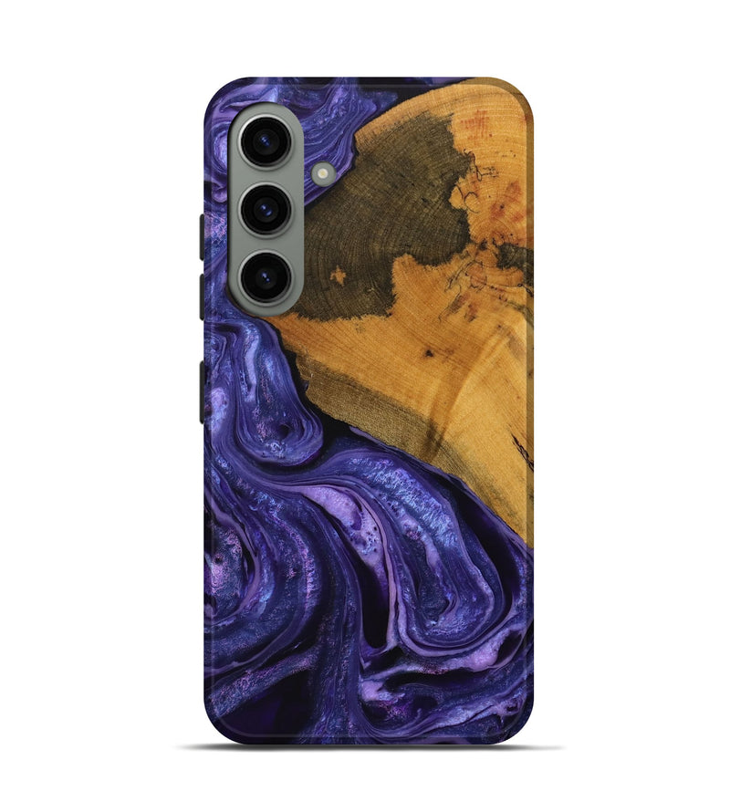 Galaxy S24 Wood Live Edge Phone Case - Sultan (Purple, 732539)