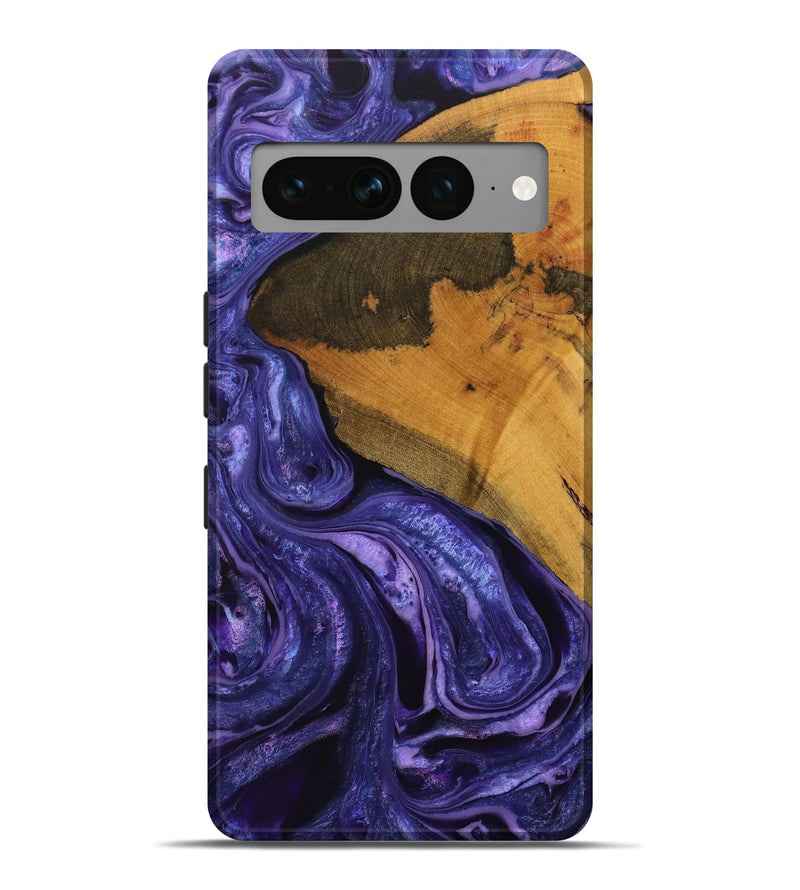 Pixel 7 Pro Wood Live Edge Phone Case - Sultan (Purple, 732539)