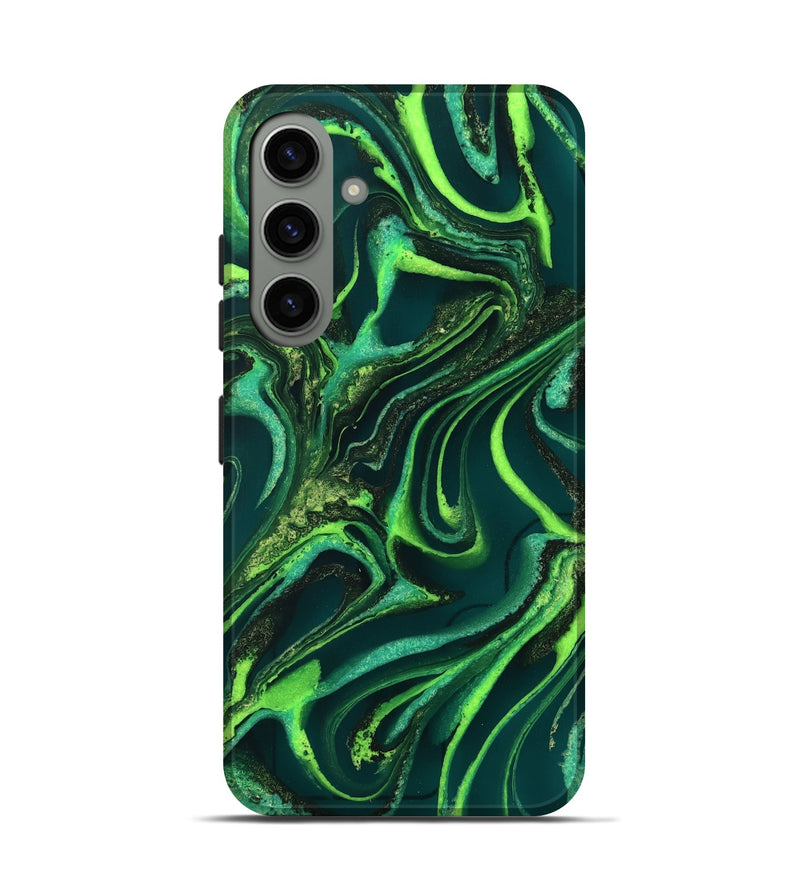 Galaxy S24 ResinArt Live Edge Phone Case - Iver (Green, 732543)