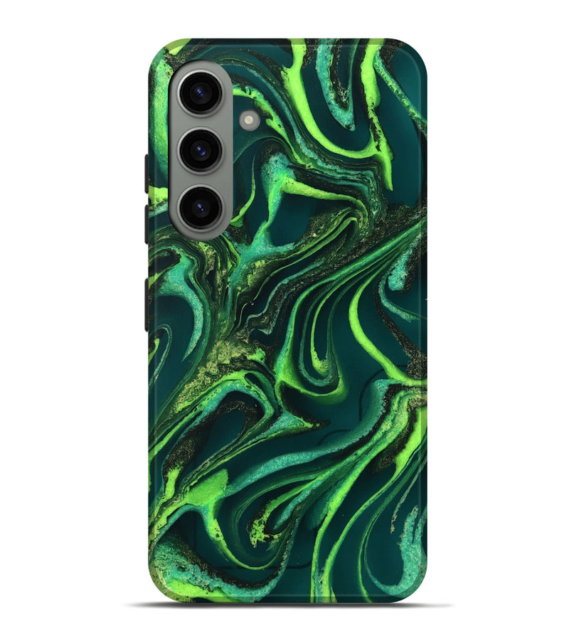 Galaxy S24 Plus ResinArt Live Edge Phone Case - Iver (Green, 732543)