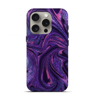 iPhone 16 Pro ResinArt Live Edge Phone Case - Debor (Purple, 732545)