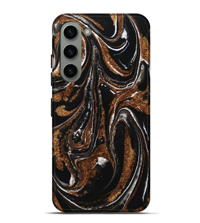 Galaxy S23 Plus ResinArt Live Edge Phone Case - Boyd (Black & White, 732556)