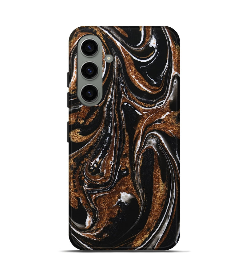 Galaxy S24 ResinArt Live Edge Phone Case - Boyd (Black & White, 732556)