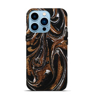 iPhone 14 Pro ResinArt Live Edge Phone Case - Boyd (Black & White, 732556)