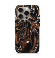 iPhone 16 Pro ResinArt Live Edge Phone Case - Boyd (Black & White, 732556)