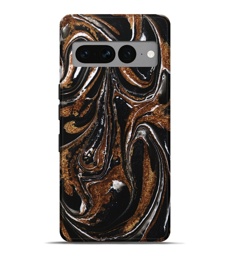 Pixel 7 Pro ResinArt Live Edge Phone Case - Boyd (Black & White, 732556)