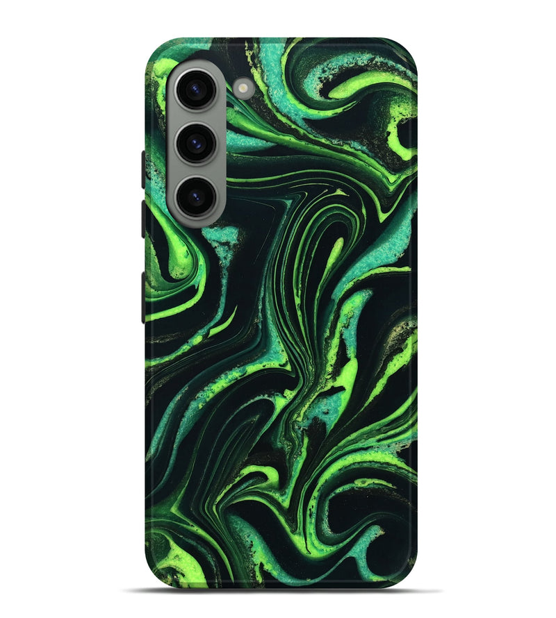 Galaxy S23 Plus ResinArt Live Edge Phone Case - Bambi (Green, 732557)