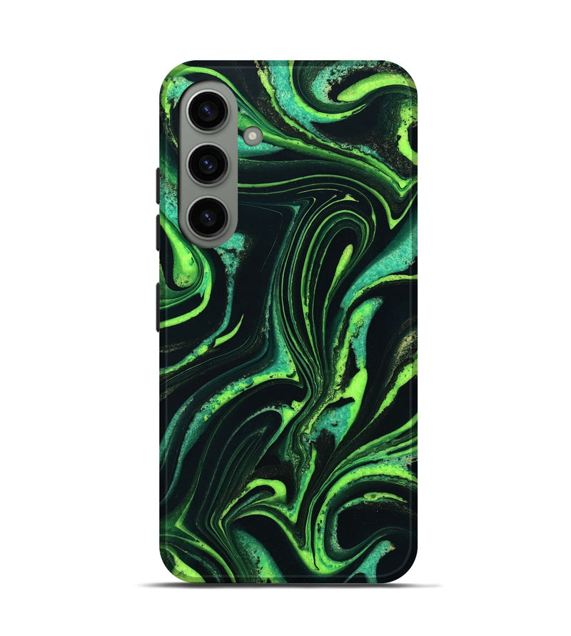 Galaxy S24 ResinArt Live Edge Phone Case - Bambi (Green, 732557)