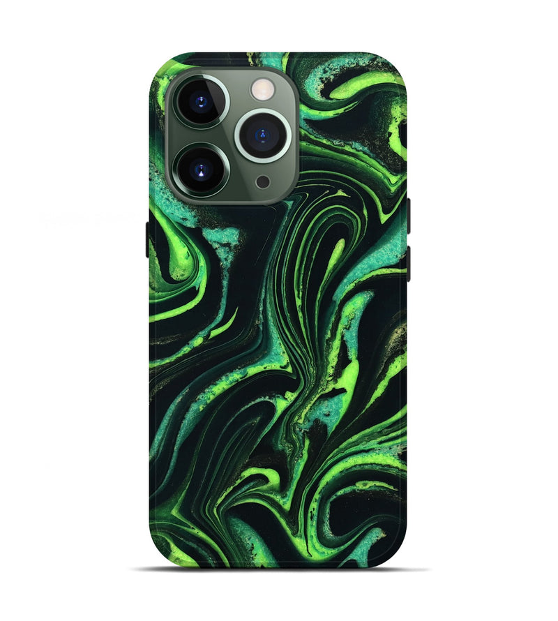 iPhone 13 Pro ResinArt Live Edge Phone Case - Bambi (Green, 732557)