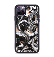 iPhone 11 Pro Max ResinArt Phone Case - Vaughn (Black & White, 732562)