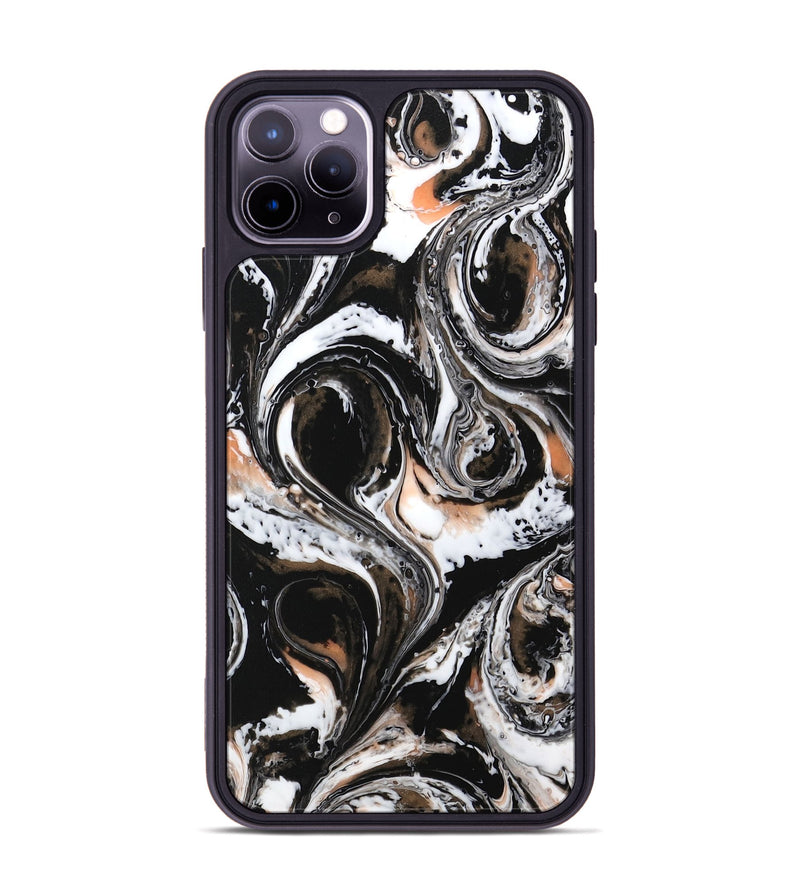 iPhone 11 Pro Max ResinArt Phone Case - Vaughn (Black & White, 732562)