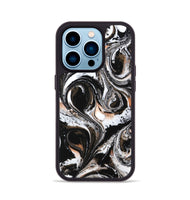 iPhone 14 Pro ResinArt Phone Case - Vaughn (Black & White, 732562)