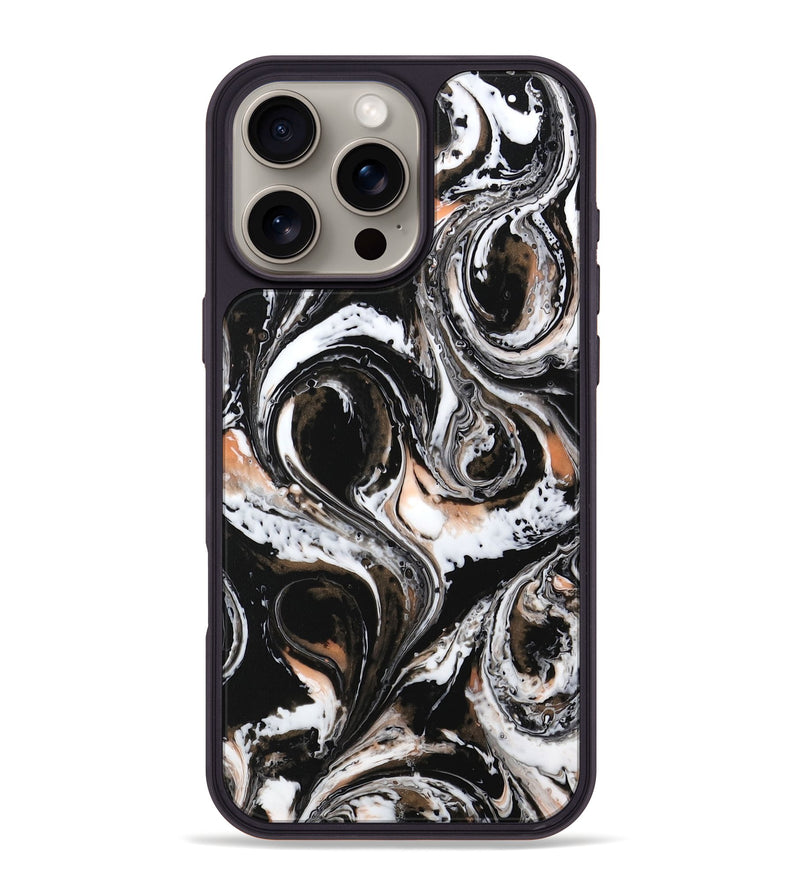 iPhone 16 Pro Max ResinArt Phone Case - Vaughn (Black & White, 732562)