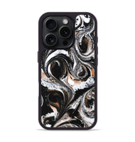 iPhone 16 Pro ResinArt Phone Case - Vaughn (Black & White, 732562)