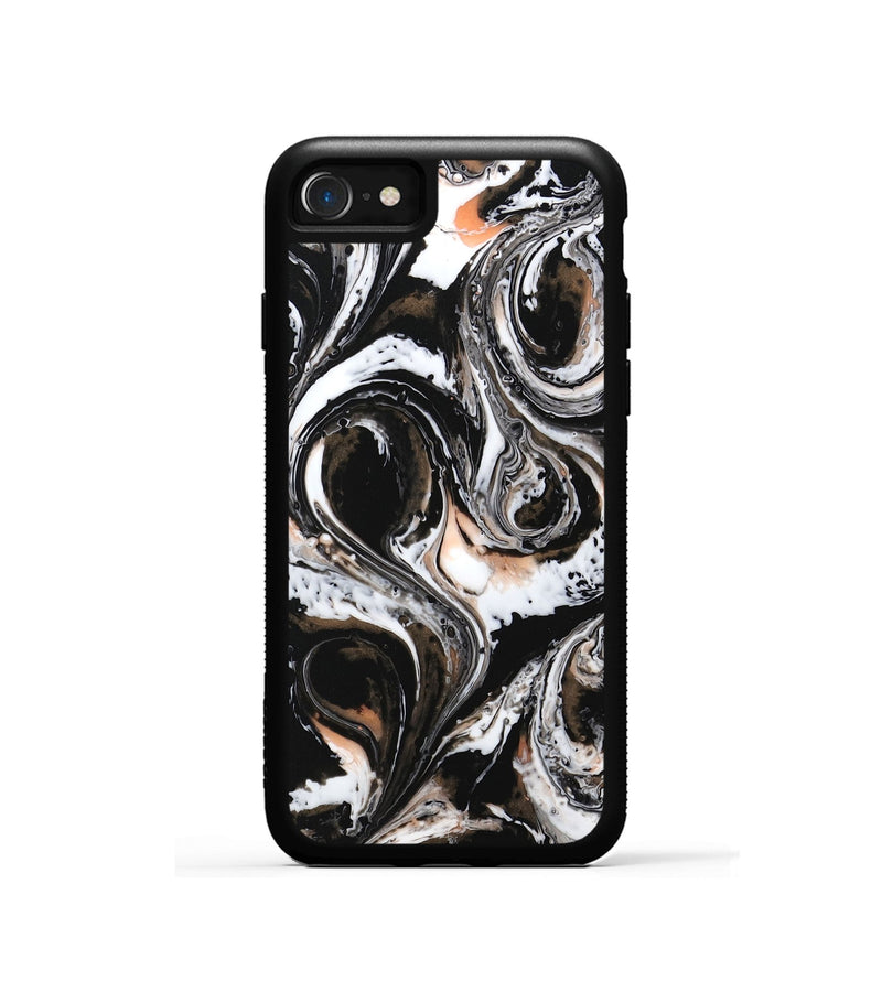 iPhone SE ResinArt Phone Case - Vaughn (Black & White, 732562)