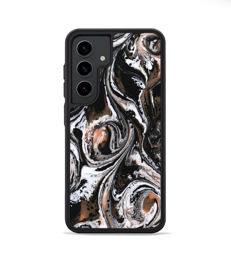 Galaxy S24 ResinArt Phone Case - Alia (Black & White, 732571)